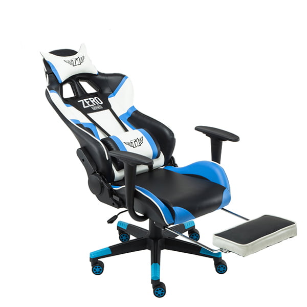 Ergonomic Gaming Chair High Back Leather Chair With Adjustable Footrest