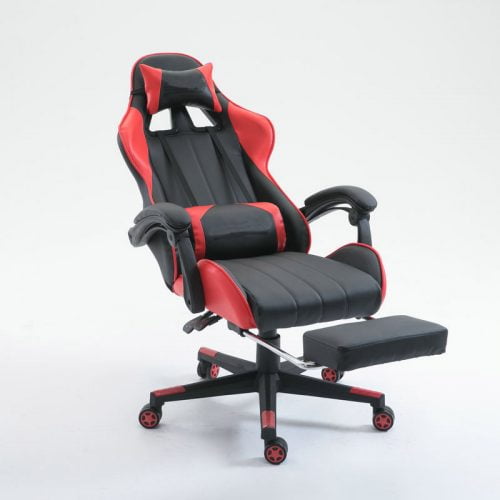 Adjustable Leather PC Games Racing Gaming Chair
