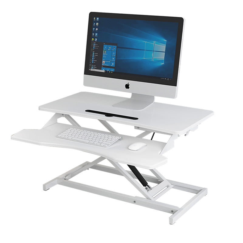 Height Adjustable Sit Stand Up Desk Converter Monitor Tabletop Riser