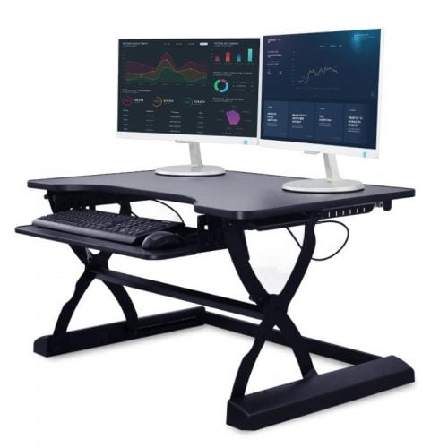 Height Adjustable Sit Standing Desk Converter