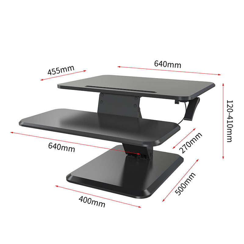 table top standing desk converter