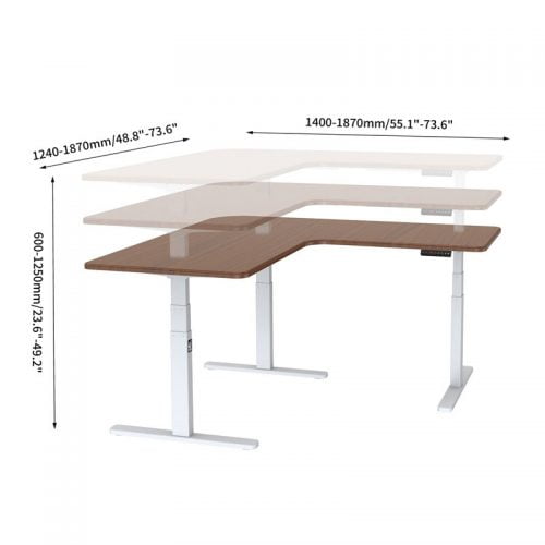 3 Motor Electric Sit-Stand Height Adjustable Desk