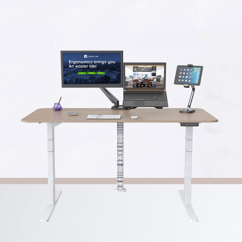 Curved Office Desk Table Height 